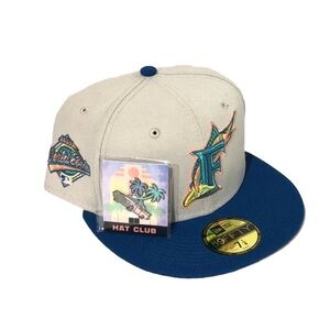 New Era Miami Marlins Ocean Drive 1997 World Series Patch Hat 59fifty Hat